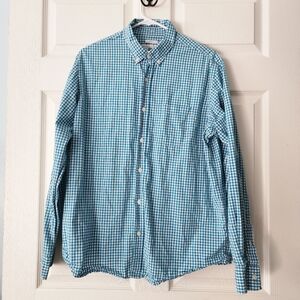 Men's Blue Checkered Shirt